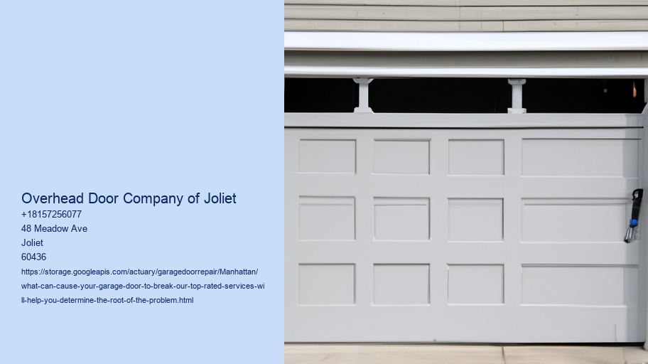 What can cause your garage door to break? Our top-rated services will help you determine the root of the problem!