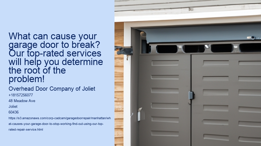 What causes your garage door to stop working? Find out using our top-rated repair service!