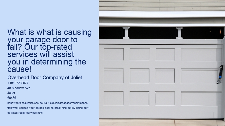 What causes your garage door to break? Find out by using our top-rated repair services!