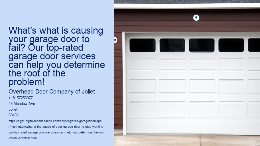 What is the cause of your garage door to stop working? Our top-rated garage door services can help you determine the root of the problem!