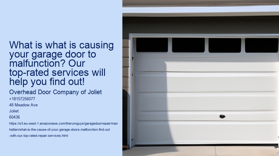 What is the cause of your garage door's malfunction? Find out with our top-rated repair services!