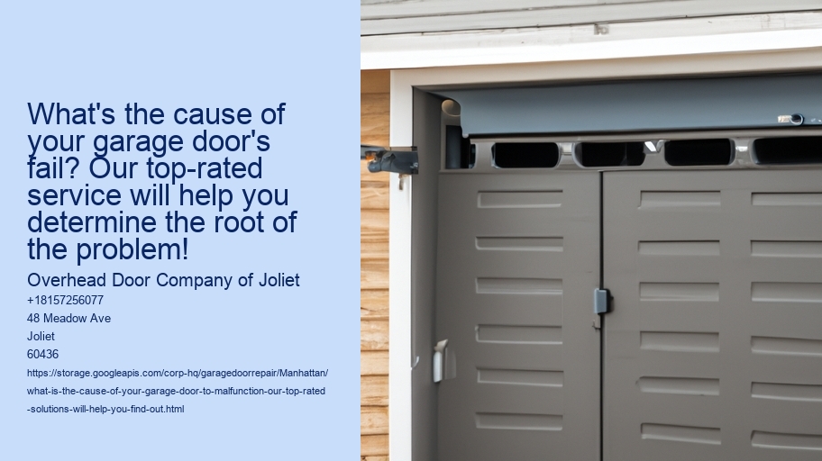 What is the cause of your garage door to malfunction? Our top-rated solutions will help you find out!