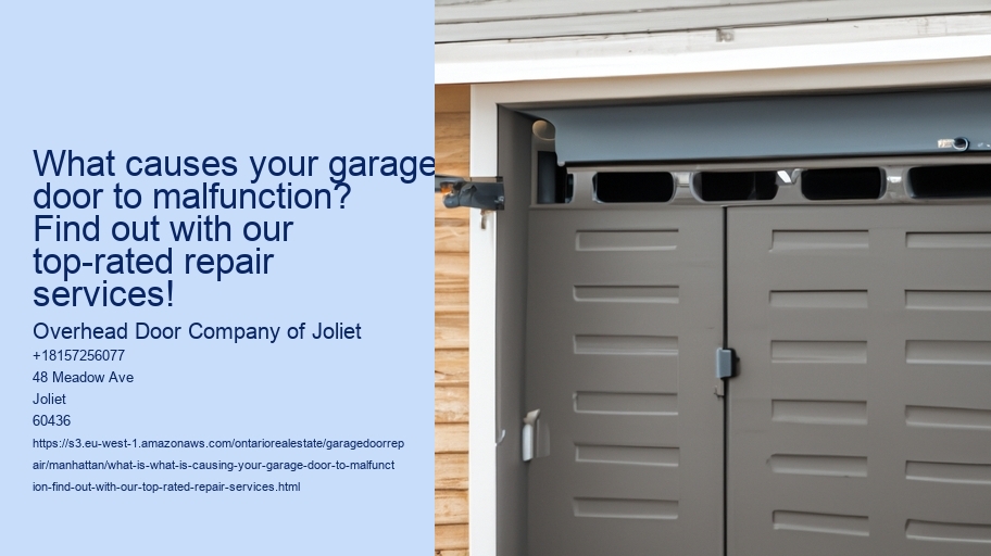 What is what is causing your garage door to malfunction? Find out with our top-rated repair services!