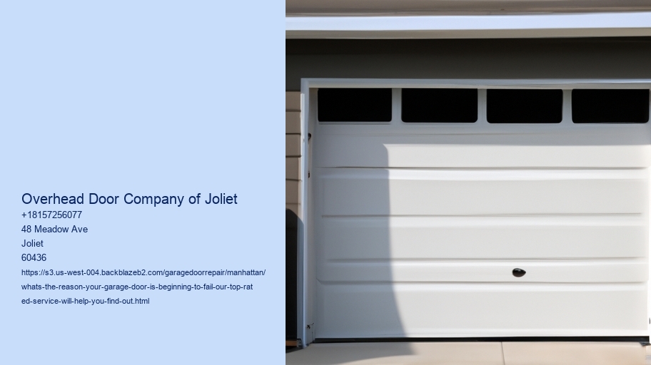 What's the reason your garage door is beginning to fail? Our top-rated service will help you find out!