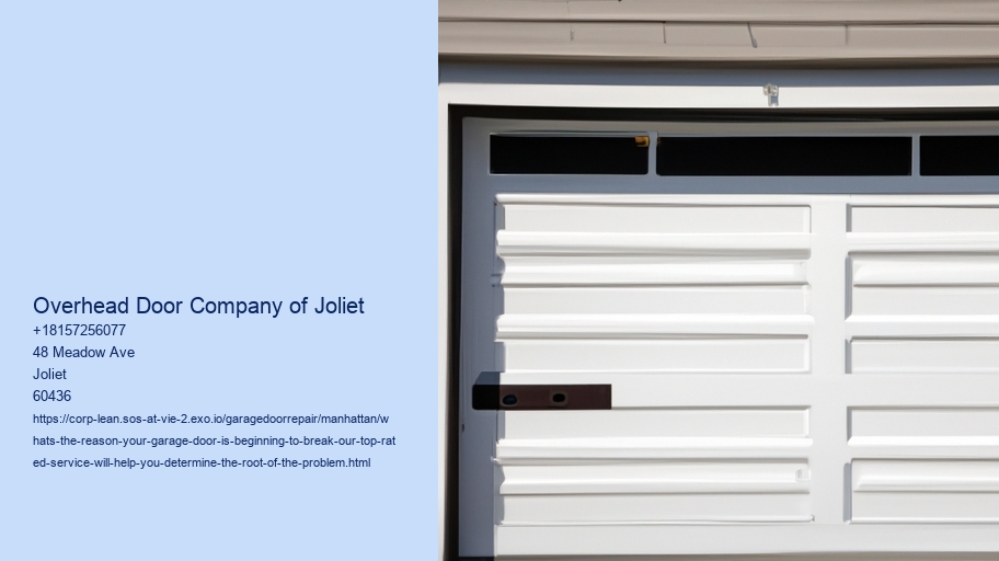 What's the reason your garage door is beginning to break? Our top-rated service will help you determine the root of the problem!