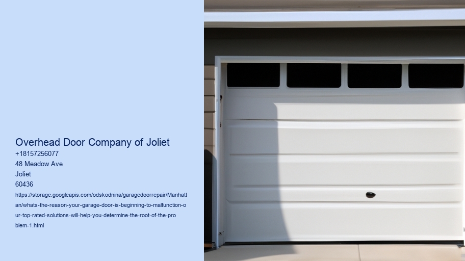 What's the reason your garage door is beginning to malfunction? Our top-rated solutions will help you determine the root of the problem!