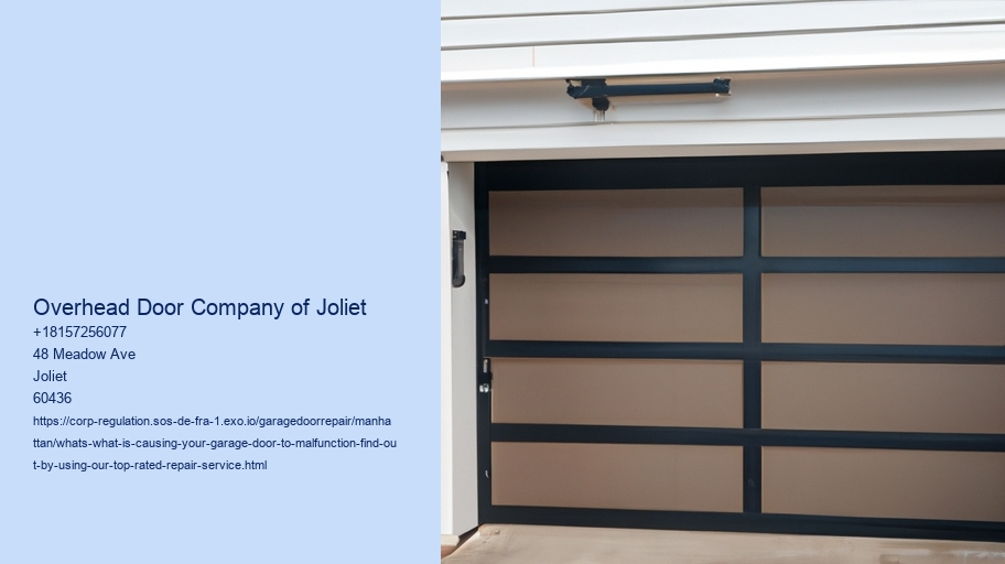 What's what is causing your garage door to malfunction? Find out by using our top-rated repair service!